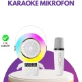 BUĞZ Karaoke Özellikli Astronot Bluetooth Hoparlör Kablosuz Mikrofonlu
