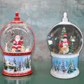 BUĞZ Kardan Adam Ve Noel Babalı Işıklı Müzikli Kar Küresi Alk3183