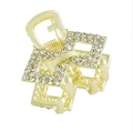 BUĞZ Kare Taşlı Minik Metal Mandal Toka 2,5 cm