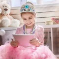 BUĞZ Karlar Ülkesi Mavi Kalpli Taşlı Elsa Tacı Bx40