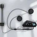 BUĞZ Kask Kulaklığı Motosiklet Intercom Interkom Dinleme Konuşma Özellikli Su Geçirmez