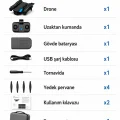 BUĞZ Katlana Bilir Çocuk Drone, 1080P Full HD Kameralı, 360 Derece Dönebilir, 10-20 Dakika Uçuş Süresi