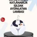 BUĞZ Katlanabilir 5 Kanatlı Solar LED Bahçe ve Kamp Lambası