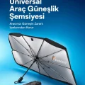 BUĞZ Katlanabilir Araba Ön Cam Güneşlik Şemsiye 140x79 cm UV Koruyucu Oto Gölgelik 1 Adet