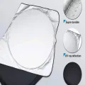 BUĞZ Katlanabilir Araç Ön Cam Güneşliği 150x70cm Isı ve Işık Yalıtımlı Yazlık Aksesuar