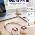 BUĞZ Katlanabilir Asılabilir Mini Fan USB Şarjlı 3 Kademeli Sessiz