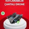 BUĞZ Katlanabilir Drone 1080P Kamera 0-100m Uçuş Mesafeli
