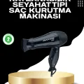BUĞZ Katlanabilir Fön Makinesi Çift Isı ve Hız Ayarlı
