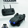 BUĞZ Katlanabilir Kamera Drone 4K HD Görüntü, Hover Özelliği ve Uzaktan Kumanda