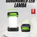  Katlanabilir Kamp Lambası Akordiyon Lamba Şarjlı 3 Kademeli Solar