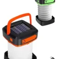 BUĞZ Katlanabilir Kamp Lambası Akordiyon Lamba Şarjlı 3 Kademeli Solar