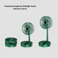 BUĞZ Katlanabilir Mini Fan – 3 Kademeli Soğutma, Şarjlı