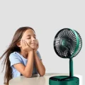 BUĞZ Katlanabilir Mini Fan – 3 Kademeli Soğutma, Şarjlı - Lisinya