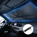 BUĞZ Katlanabilir Oto Güneşlik Şemsiye 75x140 cm UV Korumalı Ön Cam Gölgelik Aksesuarı