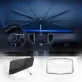 BUĞZ Katlanabilir Oto Güneşlik Şemsiye 75x140 cm UV Korumalı Ön Cam Gölgelik Aksesuarı