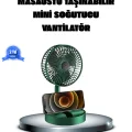BUĞZ Katlanabilir Şarjlı Mini Fan 3 Kademeli Hız Ayarlı Taşınabilir