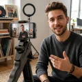BUĞZ Katlanabilir Telefon Standı Mini Tripod Masaüstü Video Çekim Tutucu