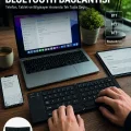 BUĞZ Katlanır Bluetooth Klavye Telefon Tablet Laptop Uyumlu Kablosuz Klavye
