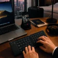 BUĞZ Katlanır Bluetooth Klavye Telefon Tablet Laptop Uyumlu Kablosuz Klavye