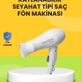 BUĞZ Katlanır Gövdeli Saç Kurutma Makinesi Ev ve Valiz Kullanımı