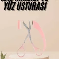 BUĞZ Kavisli Kaş Kirpik Düzeltici Bıyık Alma Taraklı Kaş Makası Yüz Bakım Seti Makas