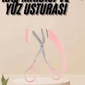  Kavisli Kaş Kirpik Düzeltici Bıyık Alma Taraklı Kaş Makası Yüz Bakım Seti Makas