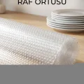 BUĞZ Kaydırmaz Şeffaf Pvc Raflık Çekmece Örtüsü 45x300 cm Dolap İçi Koruyucu