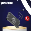 BUĞZ Kaymaz Manyetik Kablosuz Şarj Pedi – Araç, Ofis ve Ev Kullanımına Uygun