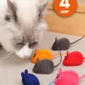BUĞZ Kedi Eğitim Oyun Faresi 4 Adet
