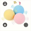 BUĞZ Kedi Otlu 3 Sesli İnteraktif Top Kedi Oyuncağı