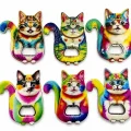 BUĞZ Kedi Tasarımı İstanbul Temalı Buzdolapı Süsü Magnet Alk5407