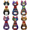 BUĞZ Kedi Tasarımı İstanbul Temalı Buzdolapı Süsü Magnet Alk5408
