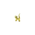 BUĞZ Kedi Tasarımlı Gold Seramik Biblo - Mini Boy - Parlak Altın Renk - Dekoratif Süs