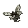 BUĞZ Kelebek Taşlı Minik Metal Mandal Toka 2,5 cm