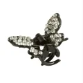 BUĞZ Kelebek Taşlı Minik Metal Mandal Toka 2,5 cm