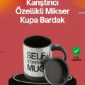  Kendi Kendini Karıştıran Termos Kupa | Güçlü Motor ve Çift Katmanlı Isı Koruma