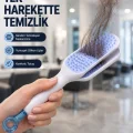 BUĞZ Kendi Kendini Temizleyen Saç Tarağı – Anti-Statik, Silikon Uçlu, ABS Malzeme, 22x4 cm