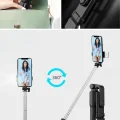 BUĞZ Kendiliğinden Led Işıklı Kumandalı Uzayabilen Selfie Çubuğu,masa Üstü Tripod
