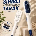 BUĞZ KENDİNİ TEMİZLEYEN SİHİRLİ GERİ ÇEKİLEBİLİR TARAK