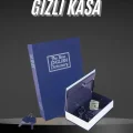 BUĞZ Kilitli Gizli Kasa Sözlük Kumbara Kitap Sözlük Görünümlü 18cm - Lisinya