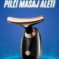  Kırışıklık Giderici Yüz Masaj Aleti Pilli Cilt Bakım Cilt Sıkılaştırma Derinlemesine Temizler
