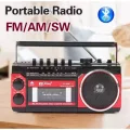 BUĞZ Kırmızı Bluetooth özellikli FM radyo USB MP3 çalar kaset çalar nostaljik müzik seti