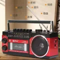 BUĞZ Kırmızı Bluetooth özellikli FM radyo USB MP3 çalar kaset çalar nostaljik müzik seti