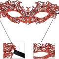 BUĞZ Kırmızı Dantel Masquerade Maskesi 5 No
