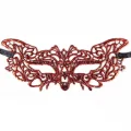  Kırmızı Dantel Masquerade Maskesi 9 No