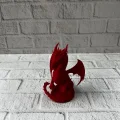 BUĞZ Kırmızı Ejderha Biblo 12 cm Dekoratif Fantastik Obje Hediyelik Süs Eşyası