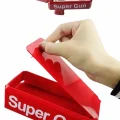 BUĞZ Kırmızı Parti Oyuncağı Para Saçma Fırlatma Tabancası Makinesi Super Money