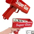 BUĞZ Kırmızı Parti Oyuncağı Para Saçma Fırlatma Tabancası Makinesi Super Money - BUĞZ
