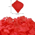  Kırmızı Renk Gül Yaprağı Şekilli Konfeti – 1 Paket 100 Adet