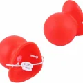 BUĞZ Kırmızı Renk Lastikli Burun Palyaço Burun